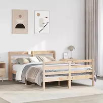 Lova Lovos rėmas su galvūgaliu, 150x200cm, pušies medienos masyvas