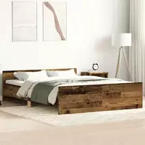 Lova Lovos rėmas be čiužinio, medienos dizaino, 120x190 cm