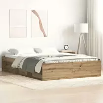 Lova Lovos rėmas be čiužinio, artisano ąžuolo, 120x190 cm