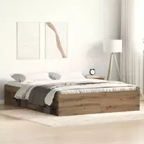 Lova Lovos rėmas be čiužinio, artisano ąžuolo, 150x200 cm
