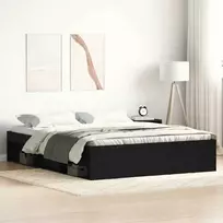 Lova Lovos rėmas be čiužinio, 150x200 cm, apdirbta mediena
