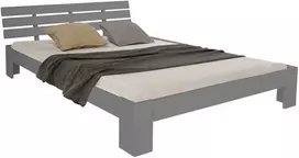Homestyle4U Lova, 124x204x66 cm, pilka