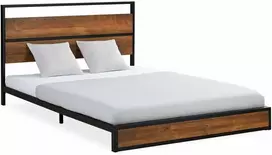 Homestyle4U Lova, 145x94.5x210 cm, juoda