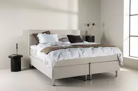 Lova Venture Design Ložė, Toledo, 180x200 cm, Bežiškas