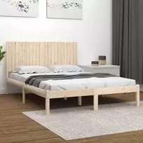 Lova Lovos rėmas be čiužinio, 200x200cm, pušies medienos masyvas