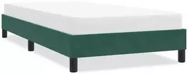 Lova Lovos rėmas be čiužinio Tamsiai žalias 90x210 cm aksomas