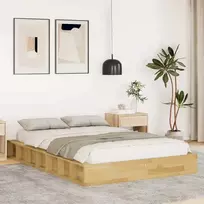 Lova Lovos rėmas be čiužinio 120x190 cm ąžuolo masyvo