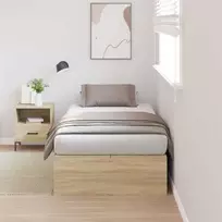 Lova su daiktų laikymo vieta Sonoma ąžuolas 80 x 200 cm