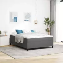 Lova Platforminės lovos rėmas Šviesiai pilka 140 x 190 cm