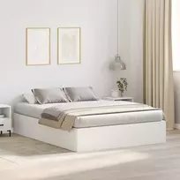 Lova su daiktų laikymo vieta su saugykla Balta 150 x 200 cm