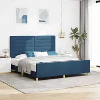 Lova Lovos rėmas su galvūgalio Mėlyna 180 x 200 cm audinys