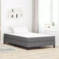 Lova su čiužiniu Šviesiai pilka 120 x 200 cm audinys