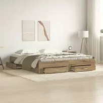 Lova Lovos rėmas Amatininkų ąžuolas 180 x 200 cm Apdirbta mediena