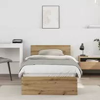 Lova Lovos rėmas Amatininkų ąžuolas 90 x 200 cm Apdirbta mediena