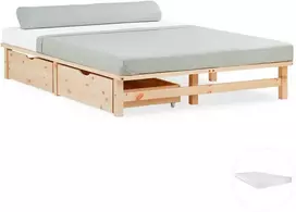 Homestyle4U Lova, 140x28x200 cm, ruda
