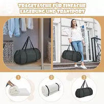 Lova Promotions Futono čiužinys, 200x140x10 cm, Juodas