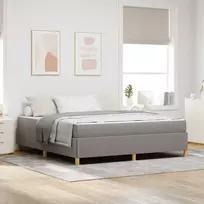 Lova Lovos rėmas su čiužiniu Taupe 180 x 200 cm audinys