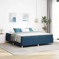 Lova Lovos rėmas su čiužiniu Mėlyna 180 x 200 cm audinys