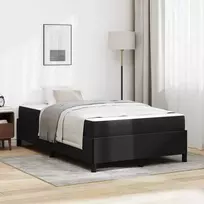 Lova Lovos rėmas su čiužiniu Juoda 120 x 200 cm audinys