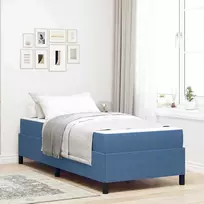 Lova Lovos rėmas su čiužiniu Mėlyna 90 x 190 cm audinys