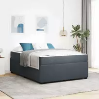 Lova Lovos rėmas su čiužiniu Tamsiai pilka 160 x 200 cm audinys