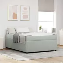 Lova Lovos rėmas su čiužiniu Šviesiai pilka 160 x 200 cm audinys