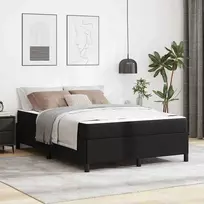 Lova Lovos rėmas su čiužiniu Juoda 160 x 200 cm audinys