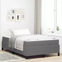 Lova Lovos rėmas su čiužiniu Šviesiai pilka 120 x 200 cm audinys