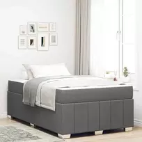 Lova Lovos rėmas su čiužiniu Tamsiai pilka 120 x 200 cm audinys