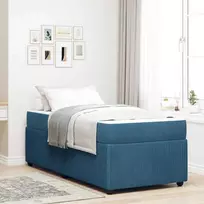 Lova Lovos rėmas su čiužiniu Mėlyna 90 x 200 cm audinys