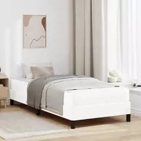 Lova Lovos rėmas su čiužiniu Švari balta 80 x 200 cm audinys