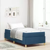 Lova Lovos rėmas su čiužiniu Mėlyna 90 x 200 cm audinys