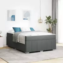 Lova Lovos rėmas su čiužiniu Tamsiai pilka 160 x 200 cm audinys