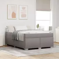 Lova Lovos rėmas su čiužiniu Taupe 160 x 200 cm audinys