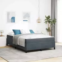 Lova Lovos rėmas su čiužiniu Tamsiai pilka 140 x 190 cm audinys