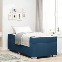 Lova Lovos rėmas su čiužiniu Mėlyna 90 x 200 cm audinys
