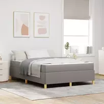 Lova Lovos rėmas su čiužiniu Taupe 160 x 200 cm audinys
