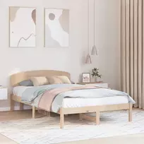 Lova Lovos rėmas Natūrali 120 x 200 cm Kietos pušies mediena