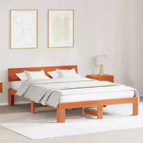 Lova Lovos rėmas Vaško ruda 160 x 200 cm Kietos pušies mediena