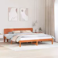Lova Lovos rėmas Vaško ruda 180 x 200 cm Kietos pušies mediena