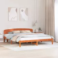 Lova Lovos rėmas Vaško ruda 180 x 200 cm Kietos pušies mediena