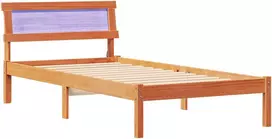 Lova Lovos rėmas Vaško ruda 80 x 200 cm Kietos pušies mediena