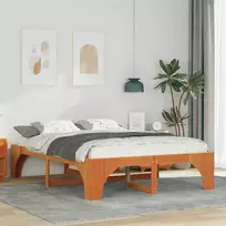 Lovos rėmas Ruda 150 x 200 cm Kietos pušies mediena