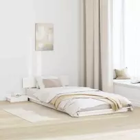 Lova Lovos rėmas Balta 90 x 190 cm Medis