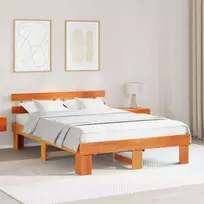 Lova Lovos rėmas Vaško ruda 160 x 200 cm Kietos pušies mediena