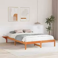 Lova Lovos rėmas Vaško ruda 140 x 200 cm Kietos pušies mediena