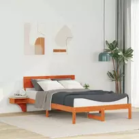 Lova Lovos rėmas Vaško ruda 120 x 190 cm Kietos pušies mediena
