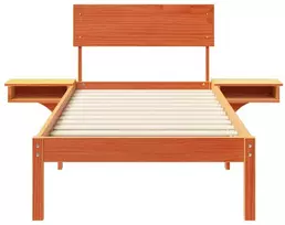 Lova Lovos rėmas Vaško ruda 75 x 190 cm Kietos pušies mediena
