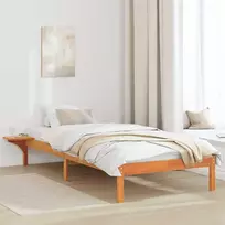 Lova Lovos rėmas Vaško ruda 90 x 200 cm Kietos pušies mediena