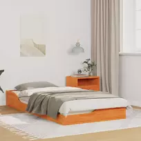 Lova Lovos rėmas Vaško ruda 75 x 190 cm Kietos pušies mediena